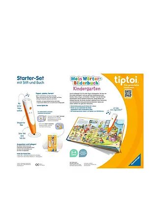 RAVENSBURGER | Starter-Set Stift und Wörter-Bilderbuch Kindergarten |